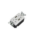 BAS15-2USB CUL GFCI Elektrische Haushaltssteckdose mit USB-Port